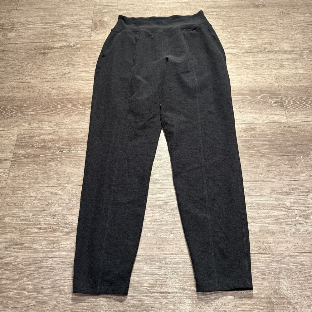 Beyond Yoga Leggings Womens Small Black Solid Polyester Yoga Performance Pockets
